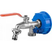 Bradas Set – IBC veržlė S60x6, čiaupas su 2 x GZ 3/ 4` išvadais +