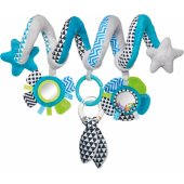 _7065291 CANPOL BABIES interaktyvus lovytės / vežimėlio žaislas Zig Zag, 68-063_blu