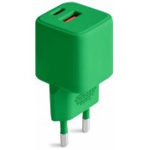 CLS30-AC-04 USB-A / USB-C 30W Green