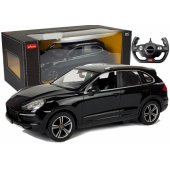 Porsche Cayenne Turbo nuotoliniu būdu valdomas RC automobilis Rastar, juodas, 1:14