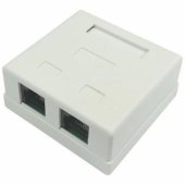GN002 wire connector 2xRJ45 White
