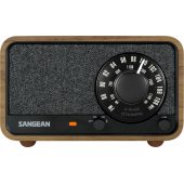 _8221419 Sangean WR-8 nešiojamasis FM radijas, riešutmedžio korpusu Vin