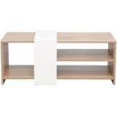 HANNES 100x53x41,5cm, kaimiško stiliaus / balta melamino danga