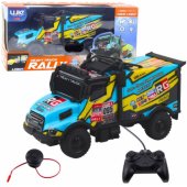 RC Truck Remote Controlled Car Illuminated Turquoise Body