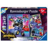 Dėlionė 3 × 49 Batwheels