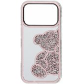 _8447735 Dėklas iPhone 17 Pro / 18 Pro, meškiukas, rožinis