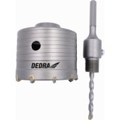 Dedra 100mm HM crown drill bit with HEX shank