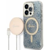 4G MagSafe Case + Wireless Charger iPhone 14 Pro Max blue