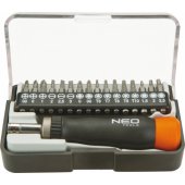 Neo Precision screwdriver bits with handle 17pcs (04-228).