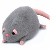 Pliušinė žiurkė su ilga uodega, pilka, 40 cm