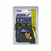 Dedra POP 8m 25mm yellow rolling measure - M858