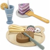 Viga Toys VIGA PolarB medinis pjaustomas pietų rinkinys