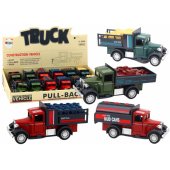 Aluminum delivery car with opening doors, lights and sounds