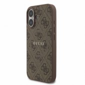 PU Leather 4G Colored Ring MagSafe Case iPhone 17 Brown
