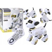 Nuotoliniu būdu valdomas interaktyvus robotas šuo, šoka, vykdo komandas, auksinis