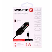"Premium Car + Micro USB 1A" Black