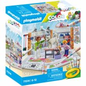 PLAYMOBIL 71514 spalvota šunų kirpykla, konstruktorius