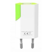 Charger USB 1A White/ Green