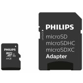 64 GB microSDXC Class 10 + adapteris FM64MP45B/ 10