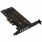 Axagon PCIe 3.0 x4 controller - NVMe M-key + SATA B-key (PCEM2-D)