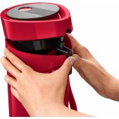 Emsa PONZA pump vacuum jug 1.9 liters (red (glossy), Comfort Press)