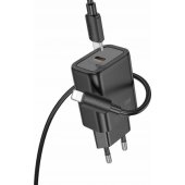 N62 30W 3A 1 x USB-C with Lightning Cable Black