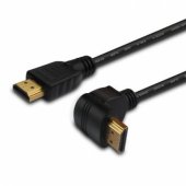 HDMI KABELIS 1,5M V1,4 KAMPINIS A M-A M CL-04