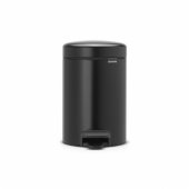 Brabantia juoda šiukšliadėžė su pedalu (22113321)