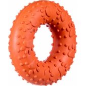 Barry King žaislas šuniui, oranžinis žiedas, 9 cm