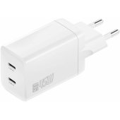 PDPlug Dual 45W GaN 2xC White