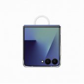 Silicone Case with Ring QF766CTEGWW Flip7 (Transparent)