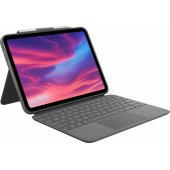 Klaviatūros dėklas Combo Touch, skirtas iPad (10-os kartos) US pilkas