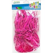 Craft with Fun dekoratyvinė rožinė rafija 50G CF PBH 12/ 96