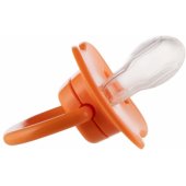 Silicone Symmetrical Soother 0-6m CUTE ANIMALS 34/ 924 Orange