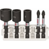 Bosch Impact socket 3ST / 8/ 10/ 13 + bits - 2608522350