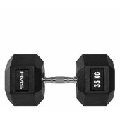HMS hantel Hex Pro gumowany 1 x 35 kg