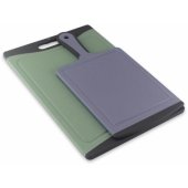 Сutting board set 2 pcs 25x36 сm, 18x35,5 сm (plastic)
