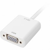 Adapter VGA to mini DisplayPort 15 cm White