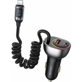 US-CC193 60W + Lightning Spring Cable 30W Black