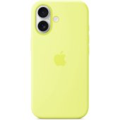 Silicone Case with MagSafe iPhone 17 Neon Yellow