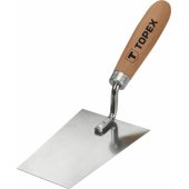 Topex Stucco trowel trapezoidal 160x80mm stainless steel - 13A80