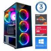 Ryzen 7 5700X 16GB 1 TB SSD+2TB RX580 8GB W11Home