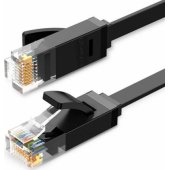 NW102 Ethernet RJ45 Cat6 UTP 0,5m Juodas
