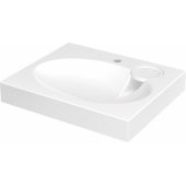 CLARO MINI SET WASHBASIN,DRAIN,BRACK.WH.