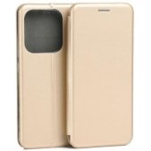 Knyginis magnetinis dėklas Xiaomi Redmi Note 14 5G, auksinis