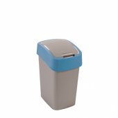 Curver Pacific Flip recycling garbage can tilting 25L blue