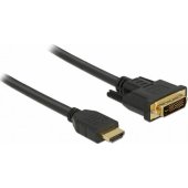 Kabel Delock HDMI - DVI-D 3m czarny (85655)