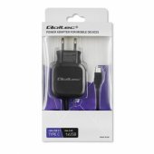 Charger 17W 5V 3.4A USB + USB typ C Black