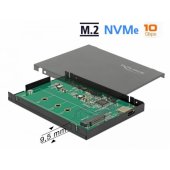 Išorinis korpusas 2.5" M.2 USB 3.1 juodas 42609