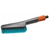 GARDENA Cleansystem rankinis šepetys S, kietas plovimo šepetys (pilkas/ turkio spalvos)